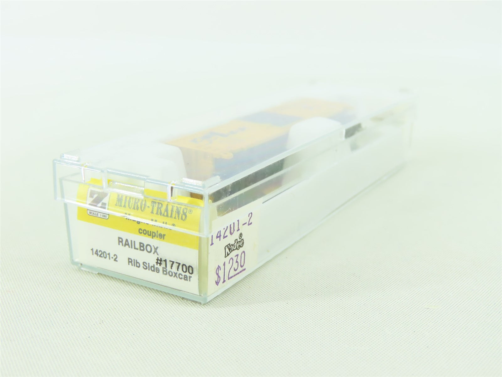 Z Scale Micro-Trains MTL Kadee 14201-2 RBOX Rail Box 50' Box Car #17700