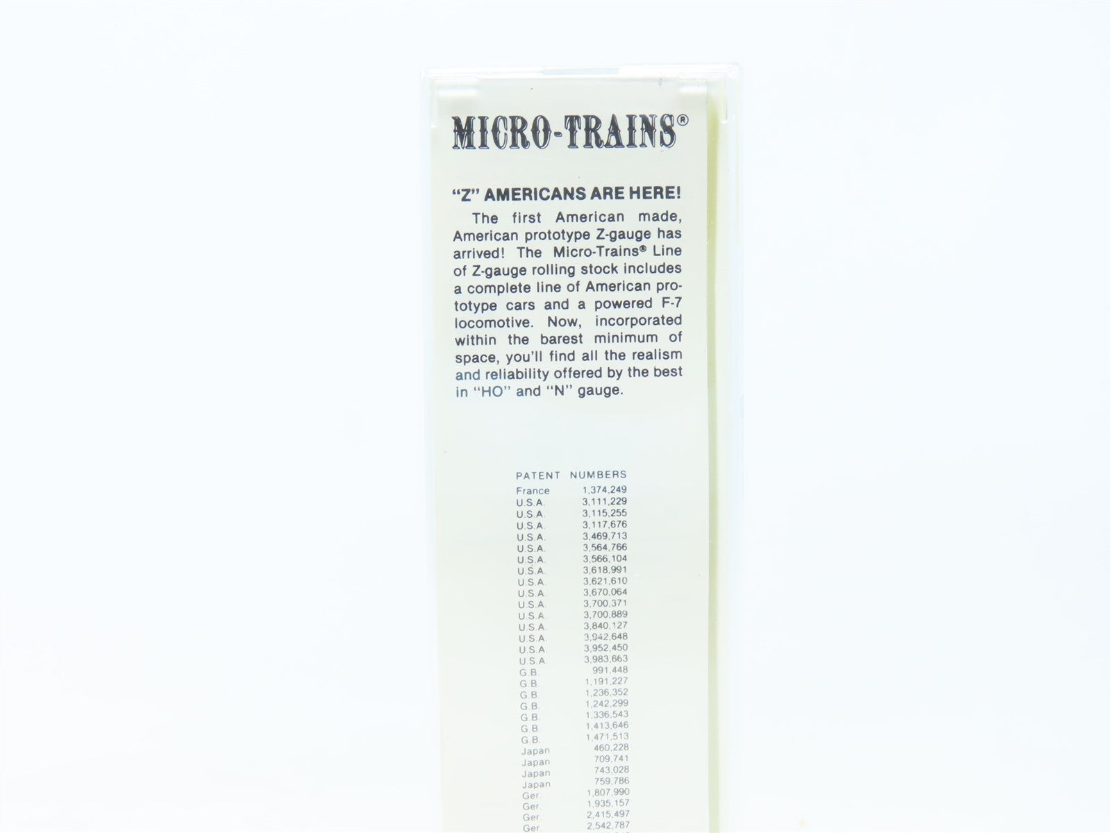 Z Scale Micro-Trains MTL Kadee 14201-2 RBOX Rail Box 50' Box Car #17834