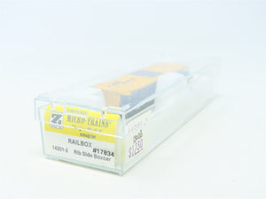 Z Scale Micro-Trains MTL Kadee 14201-2 RBOX Rail Box 50' Box Car #17834