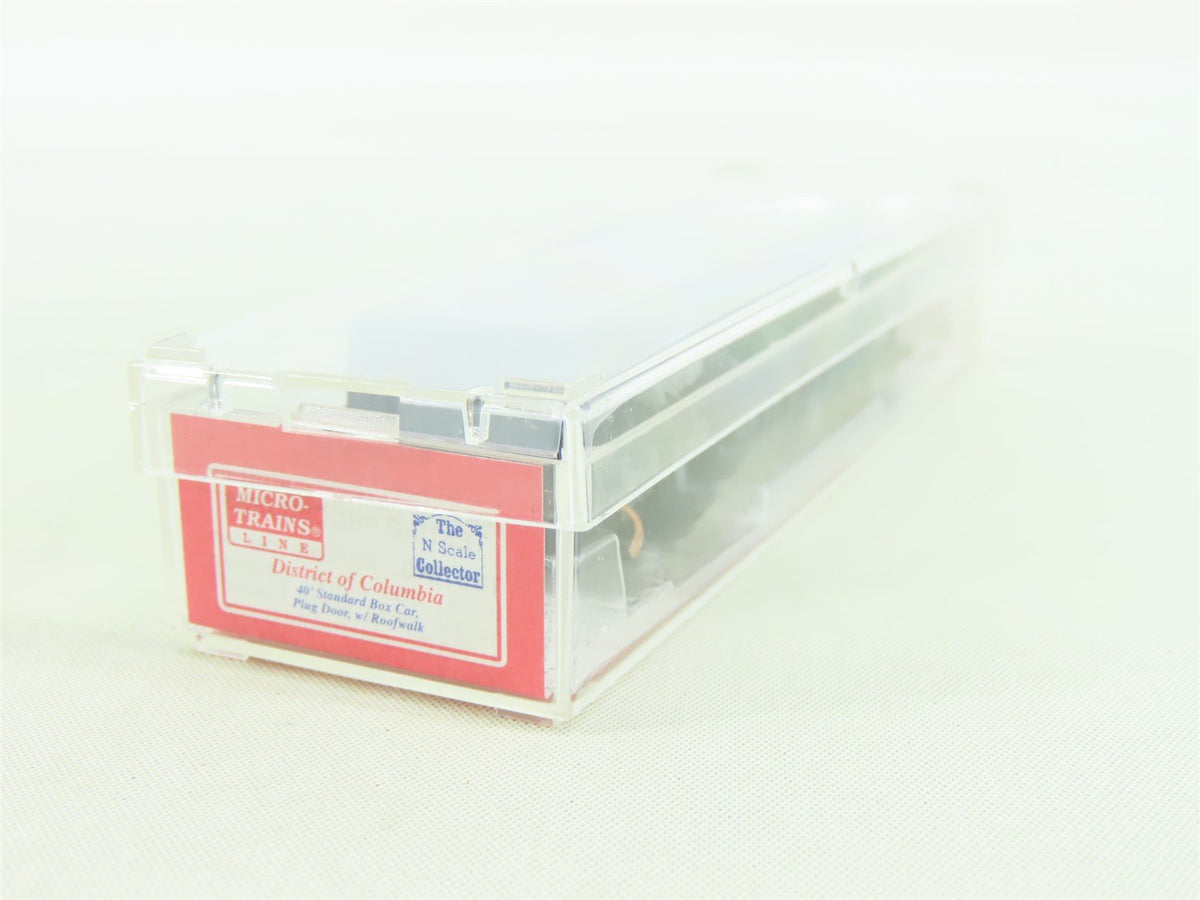 N Micro-Trains MTL NSC Special Run DC District of Columbia 40&#39; Box Car #1800