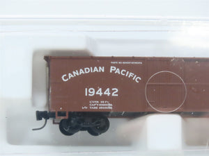 Z Scale Micro-Trains MTL 13910-2 CP Canadian Pacific Boxcar #19442-Sealed