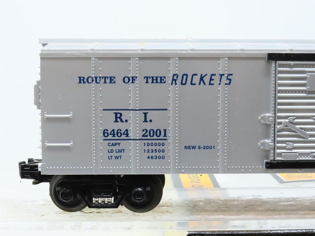 O Gauge 3-Rail MTH Rail King 30-7486 RI &quot;Route Of The Rockets&quot; Box Car #64642001