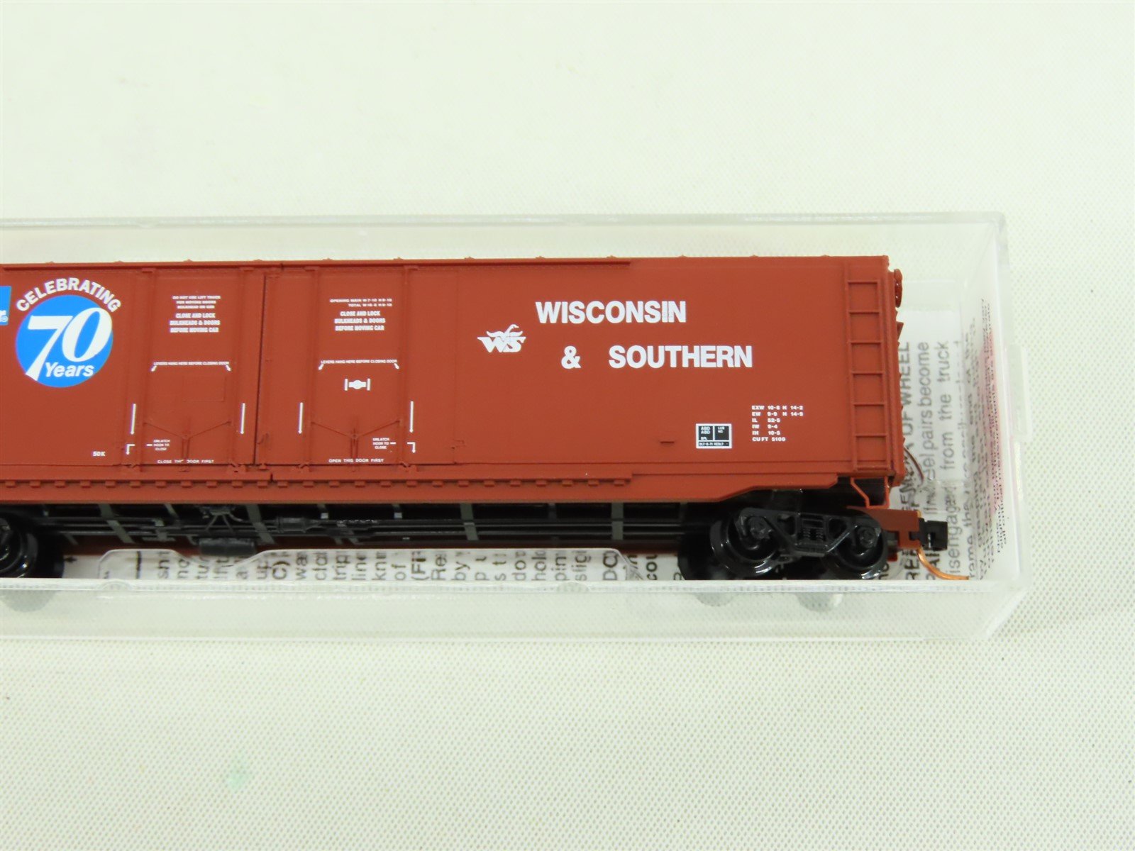 N Micro-Trains MTL #75130 WSOR Model Railroader-70 Years- 50' Box Car #503149
