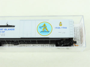 N Micro-Trains MTL #03800406 Navy Series #6 USS Gilbert Islands 50' Box Car
