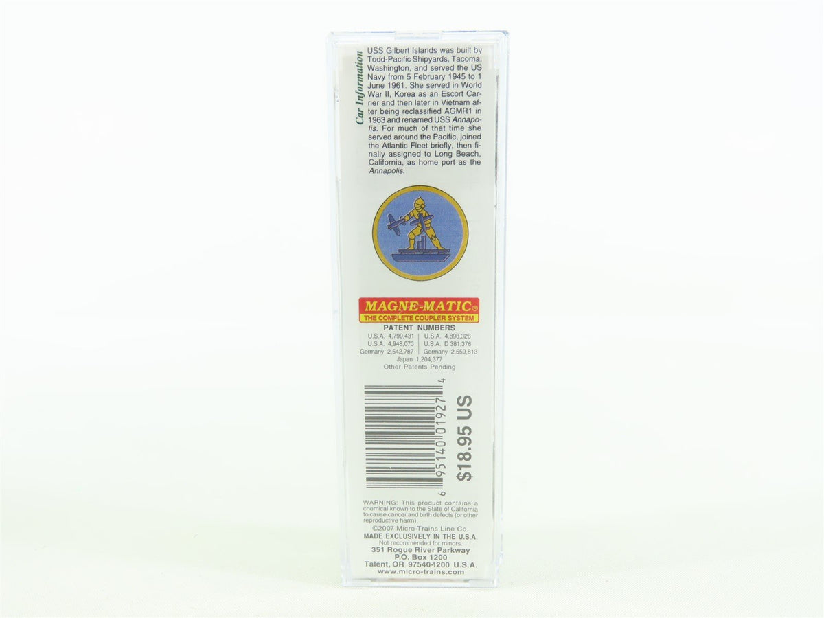 N Micro-Trains MTL #03800406 Navy Series #6 USS Gilbert Islands 50&#39; Box Car
