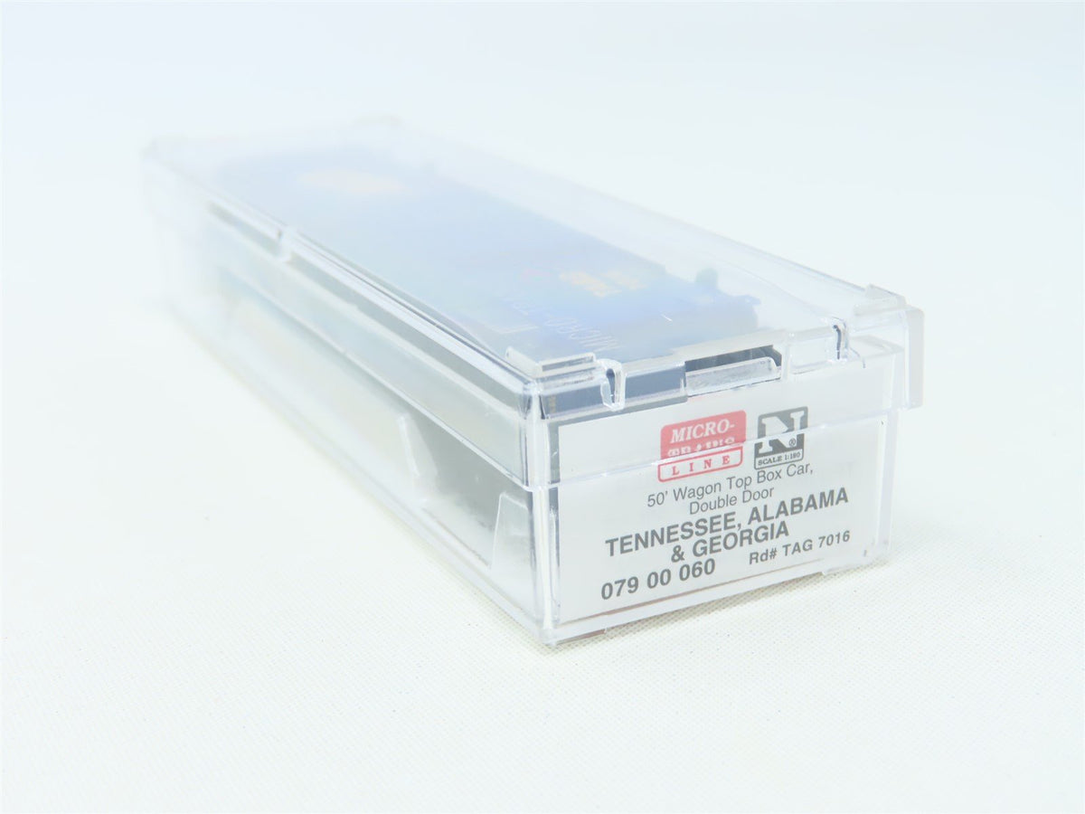 N Micro-Trains MTL #07900060 TA&amp;G Tennessee Alabama &amp; Georgia 50&#39; Box Car #7016