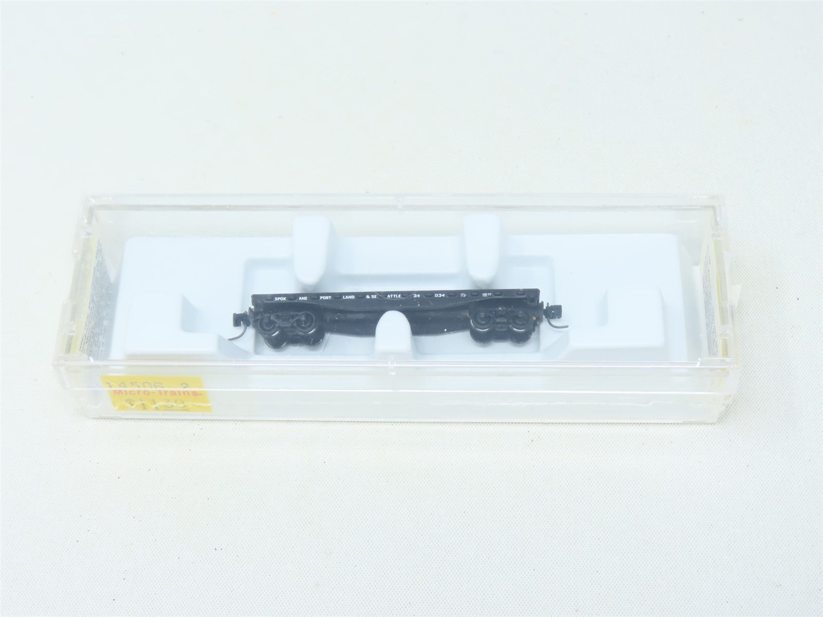 Z Scale Micro-Trains MTL 14506-2 SP&S Spokane Portland & Seattle Flat Car #34034
