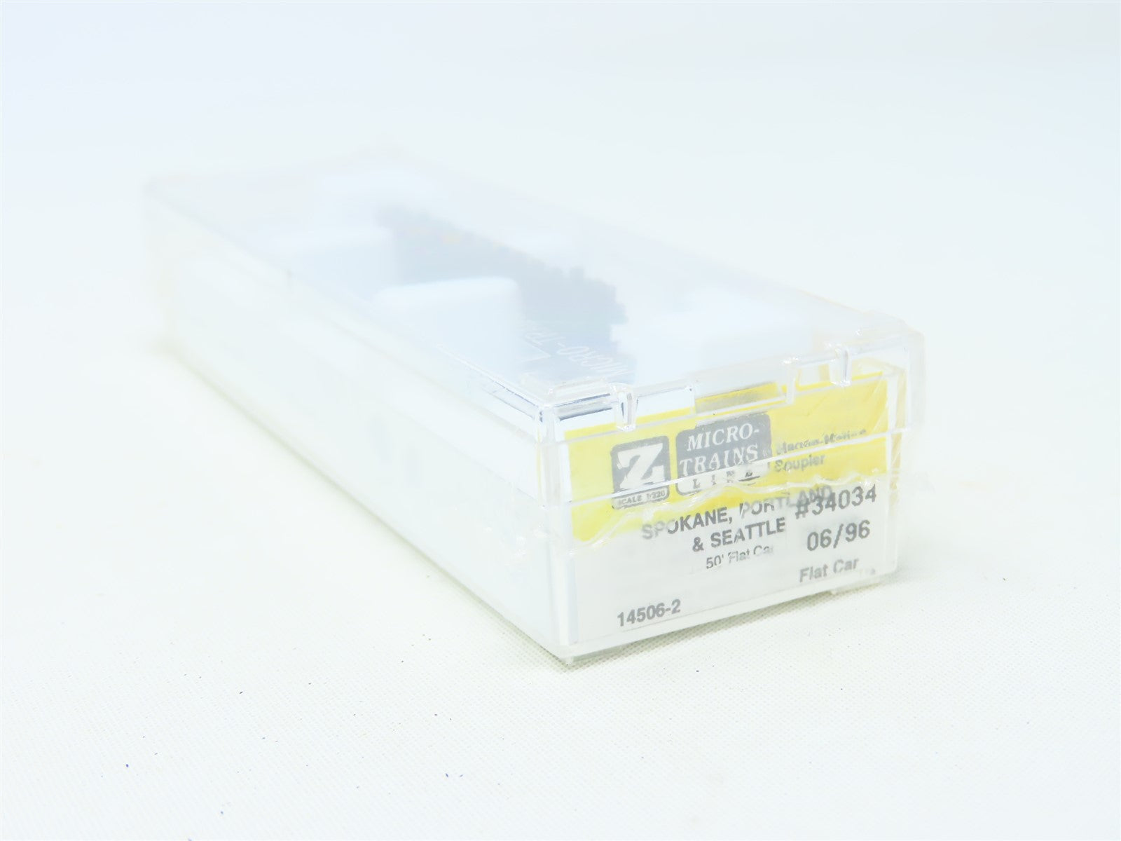 Z Scale Micro-Trains MTL 14506-2 SP&S Spokane Portland & Seattle Flat Car #34034