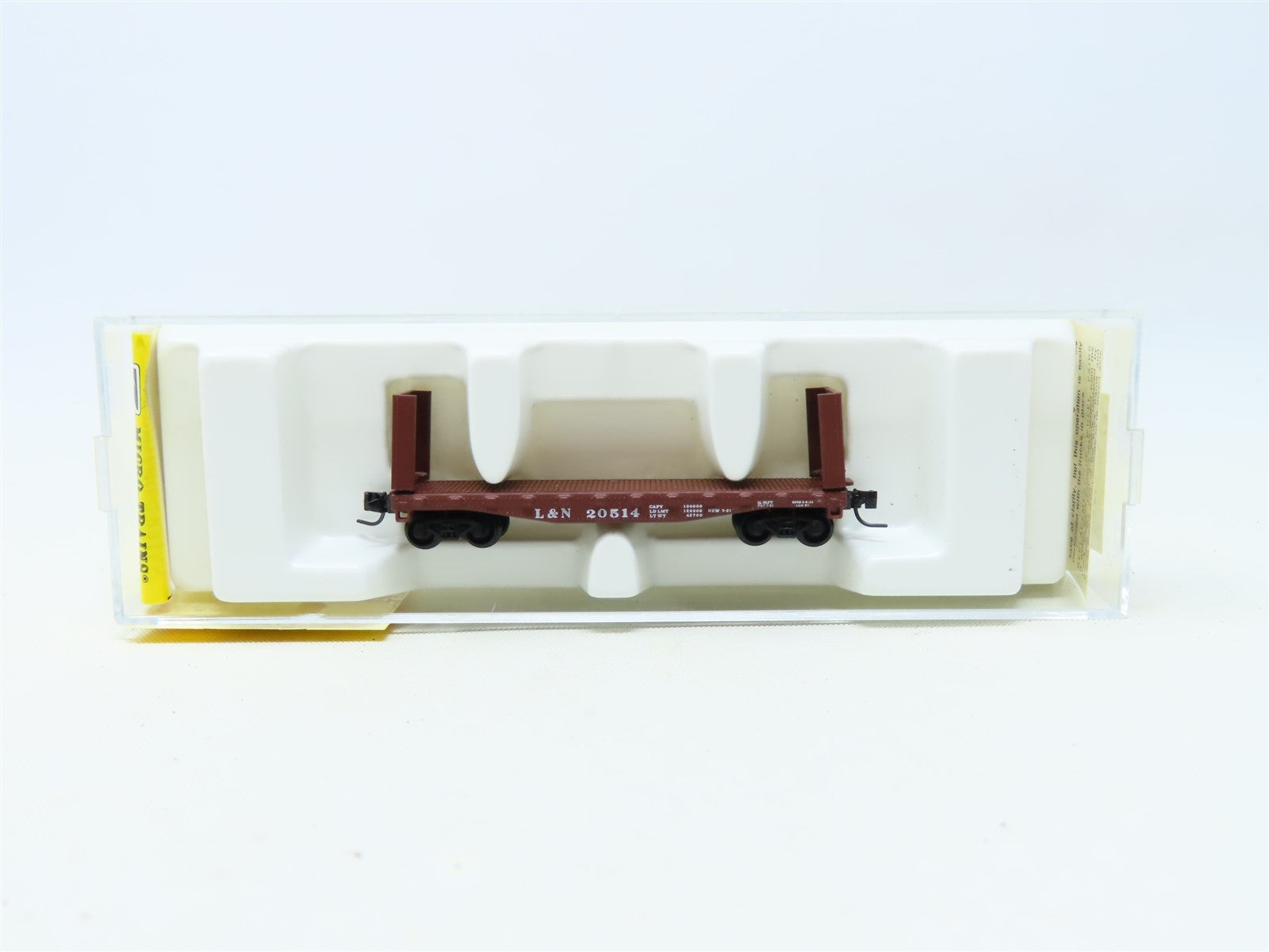 Z Scale Micro-Trains MTL Kadee 14603-2 L&N Louisville & Nashville Flat Car 20514