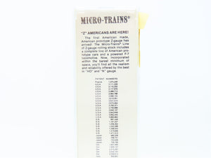 Z Scale Micro-Trains MTL Kadee 14603-2 L&N Louisville & Nashville Flat Car 20514