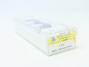 Z Scale Micro-Trains MTL Kadee 14603-2 L&N Louisville & Nashville Flat Car 20514