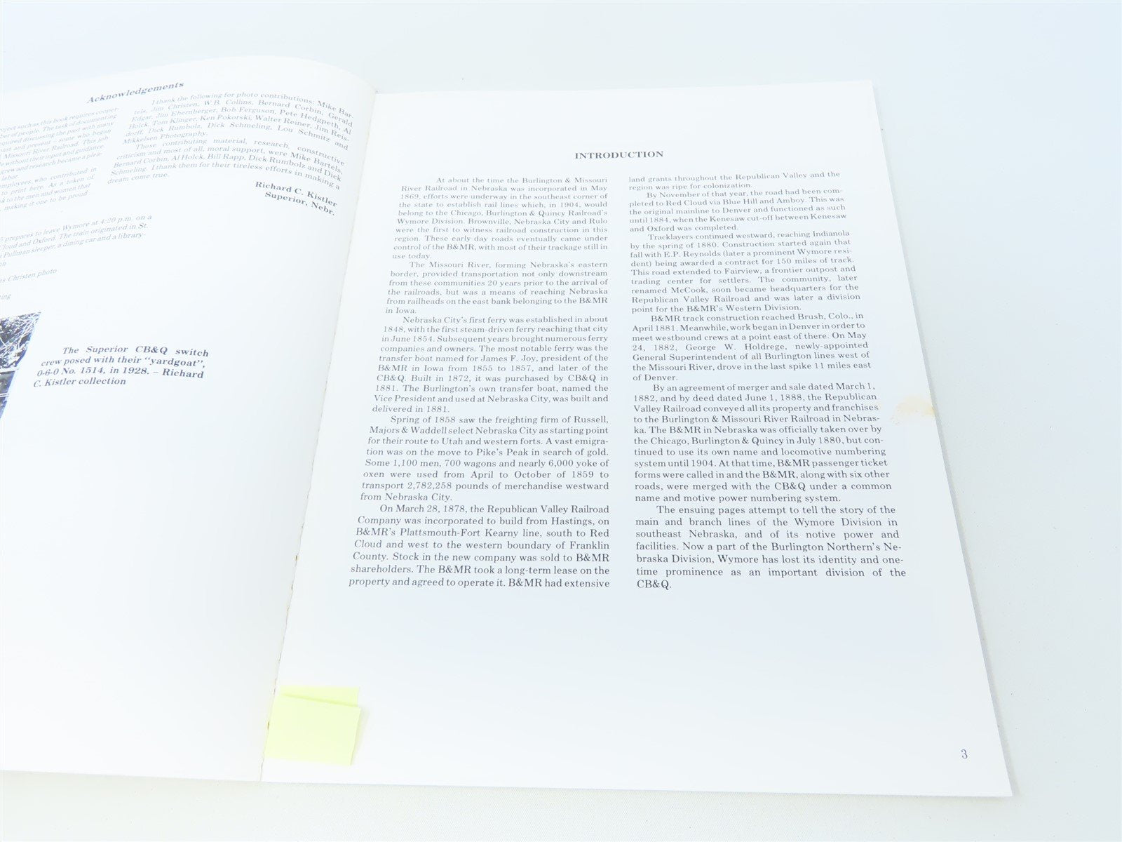 The Wymore Story by Richard C Kistler ©1987 SC Book