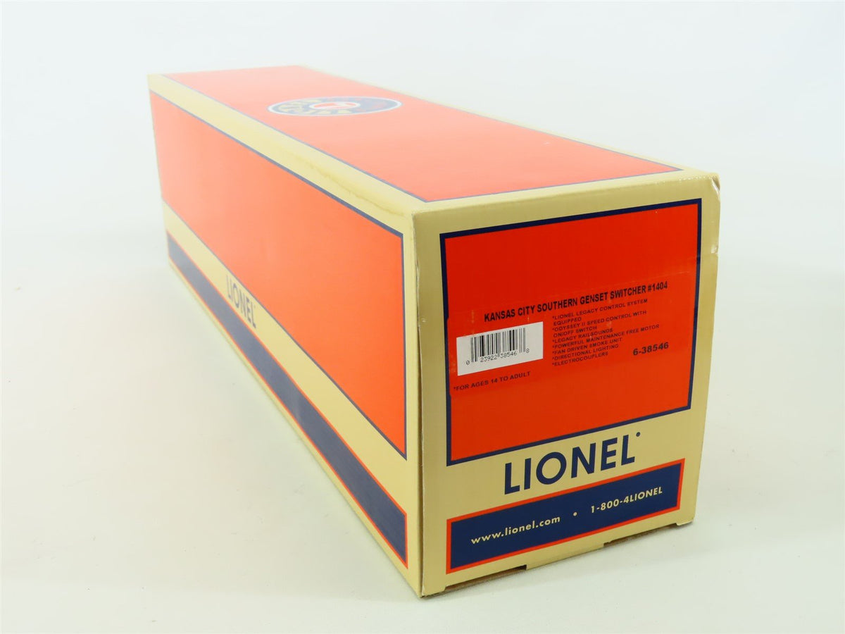 O Gauge 3-Rail Lionel 6-38546 KCS 3GS21B Genset Diesel Switcher #1404 w/LEGACY