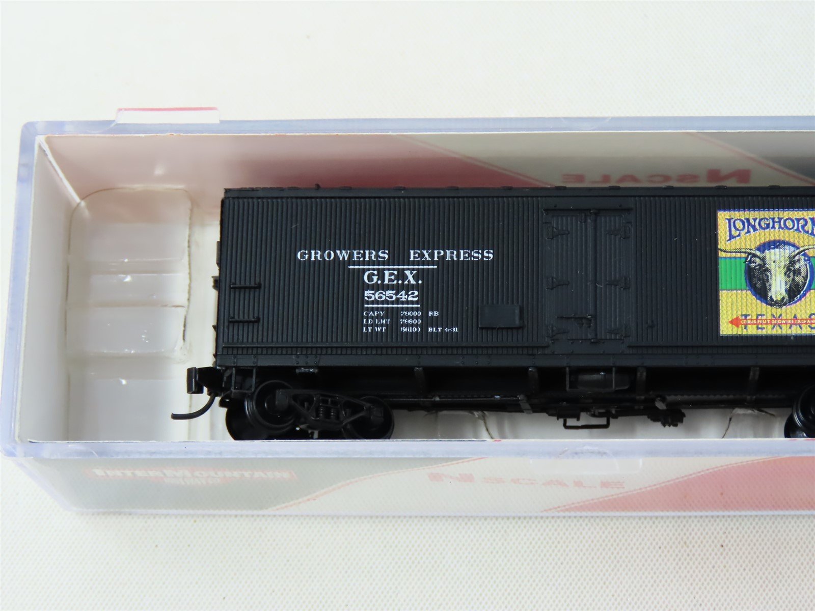 N InterMountain/YesterYear #YYM31014 Special Run #14 GEX Longhorn Reefer #56542