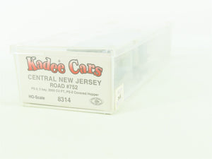 HO Scale Kadee 8314 CNJ Jersey Central Lines 2-Bay Covered Hopper #752