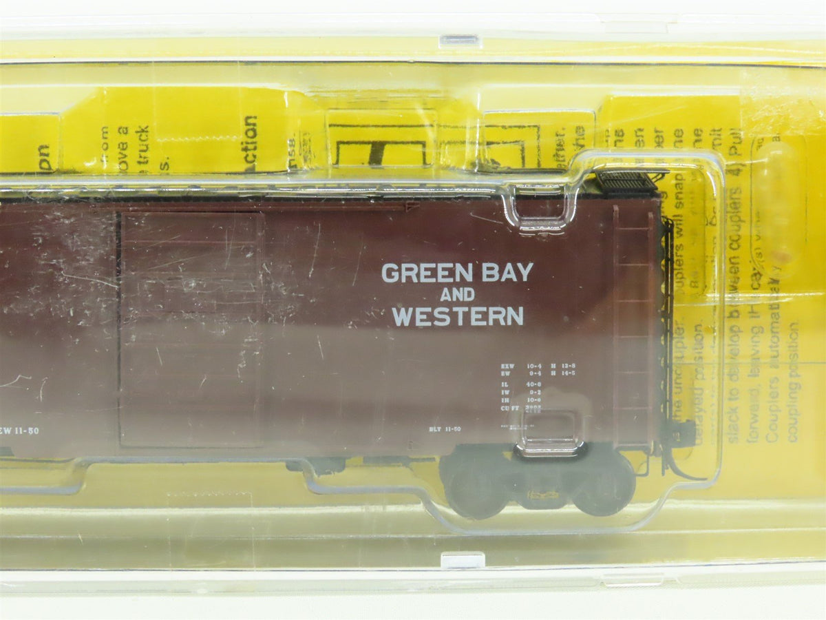 HO Scale Kadee 4016 GBW Green Bay Western 40&#39; Single Door Steel Box Car #799