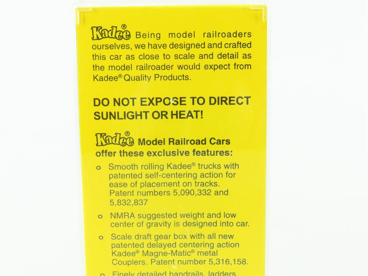 HO Scale Kadee 5104 CG Central Of Georgia &quot;Streamlined&quot; 40&#39; Box Car #7086