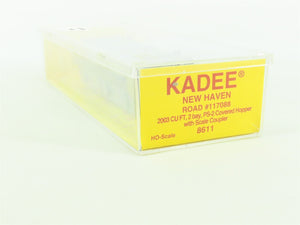 HO Scale Kadee 8611 NH New York New Haven & Hartford 2-Bay Hopper #117088