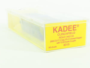 HO Scale Kadee 8310 CRR Clinchfield Railroad 2-Bay Covered Hopper #60133