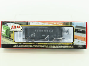 HO Scale Atlas 1838-3 CRR Clinchfield Railroad 2-Bay Covered Hopper #60110