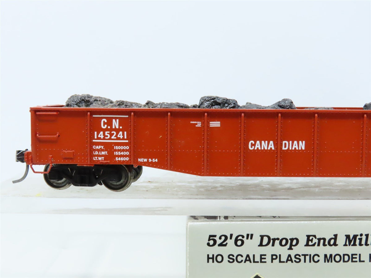 HO Scale Proto 2000 CN Canadian National 52&#39; Gondola #145241 w/Custom Load