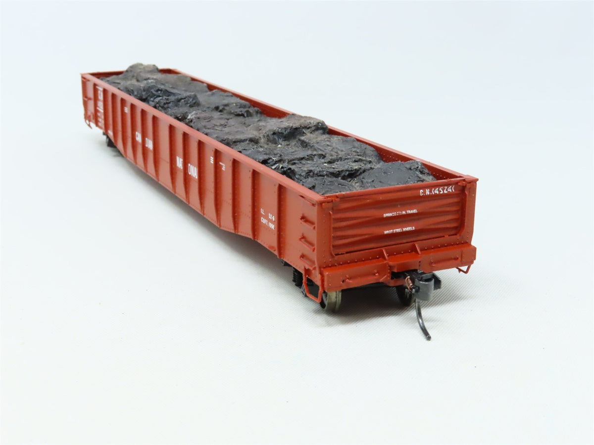 HO Scale Proto 2000 CN Canadian National 52&#39; Gondola #145241 w/Custom Load