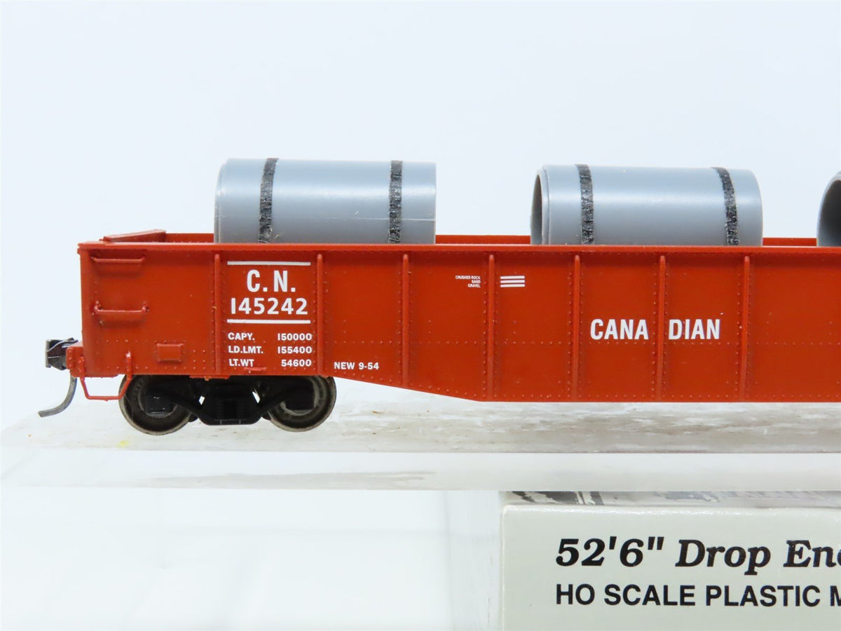 HO Scale Proto 2000 CN Canadian National 52&#39; Gondola #145242 w/Custom Load