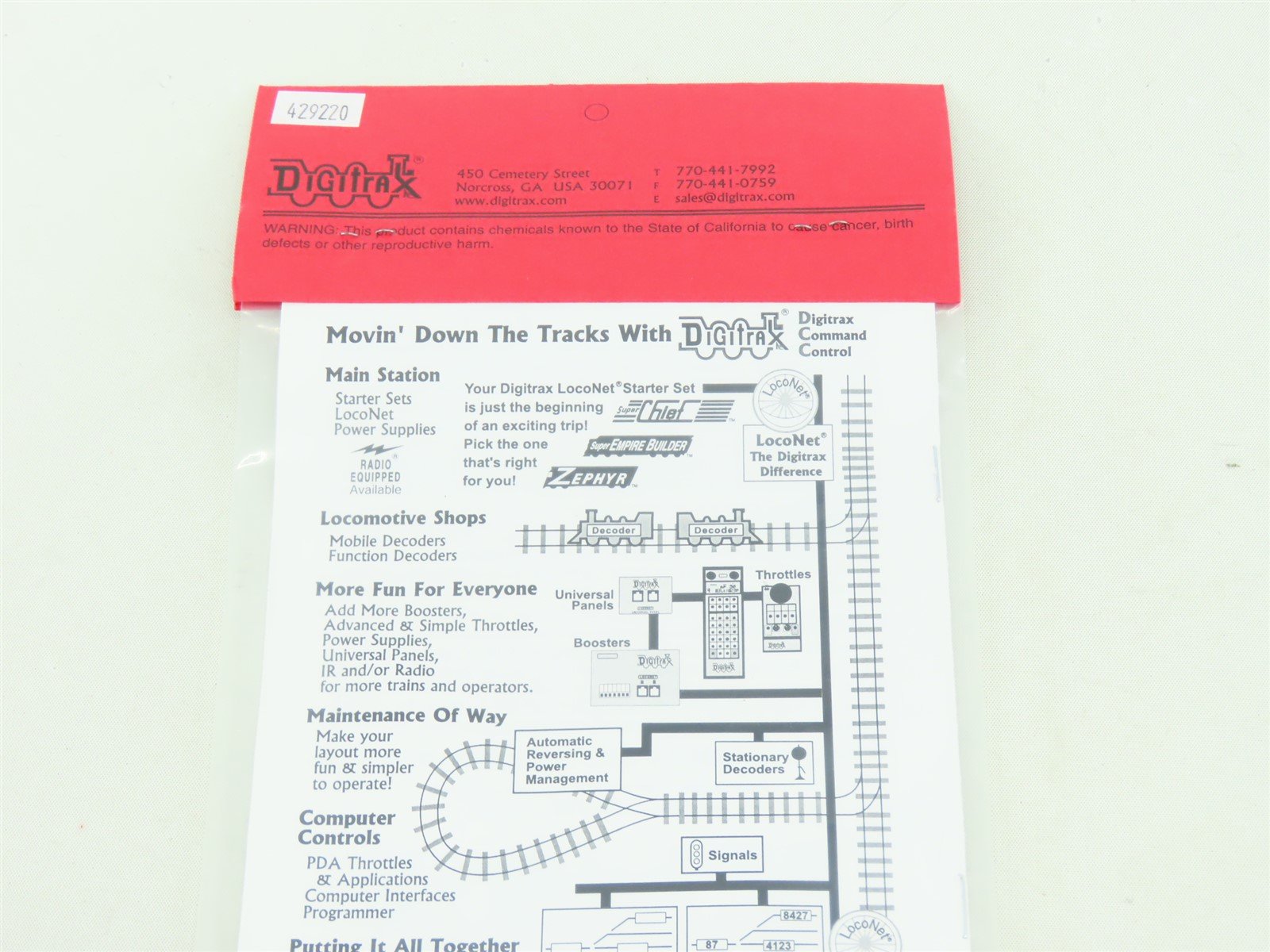 Digitrax DH163K0 DCC 1.5A Board Replacement Mobile Decoder for HO KATO Diesel