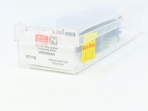 N Scale Micro-Trains MTL 57110 VGN Virginian 2-Bay Open Hopper #15365