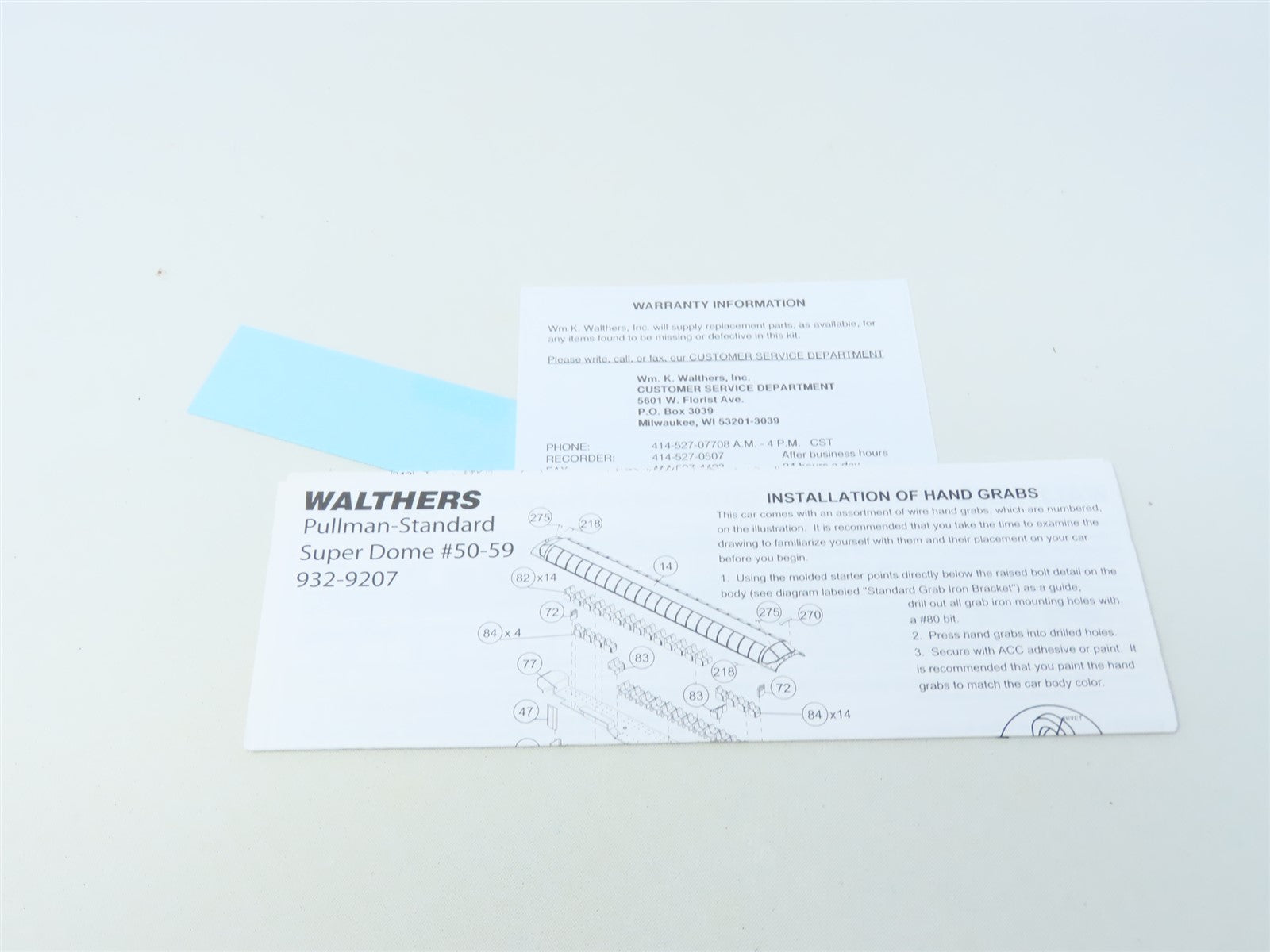 HO Scale Walthers #932-9207 MILW 