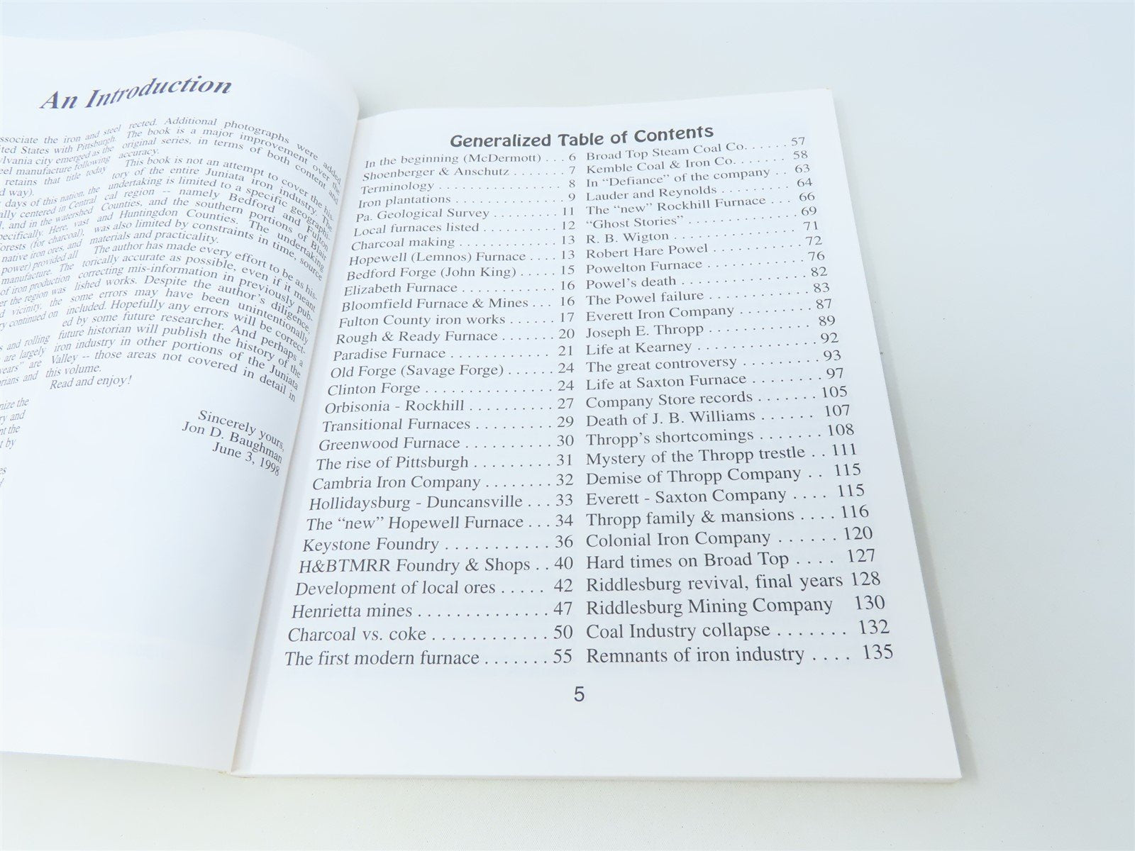 Men Of Iron by Jon D Baughman ©1998 SC Book