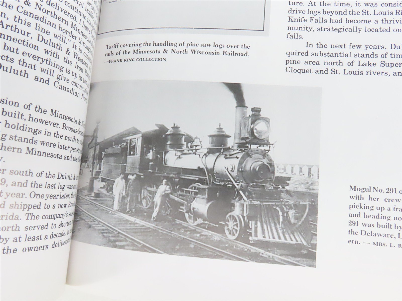Minnesota Logging Railroads by Frank A King ©2003 SC Book