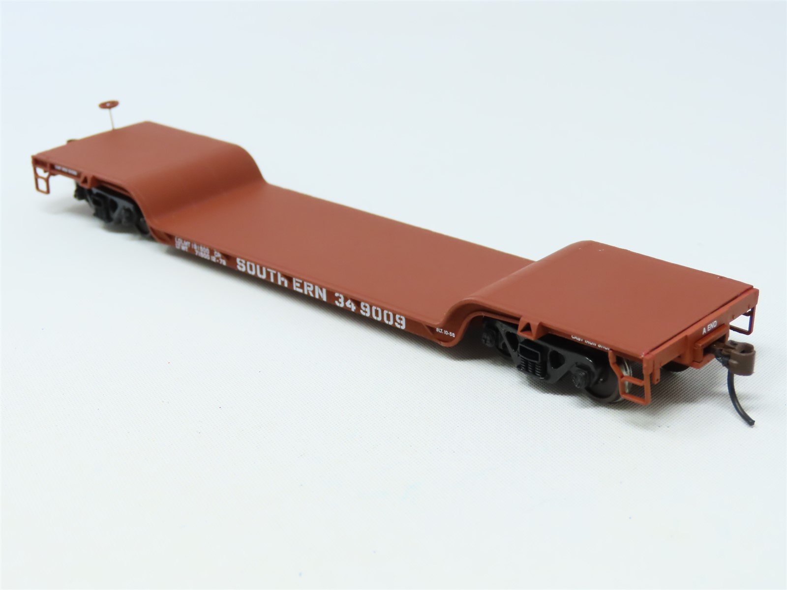 HO Walthers Gold Line 932-7891 SOU Southern Depressed-Center Flat Car #349009