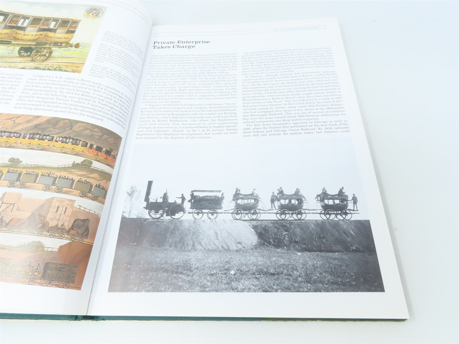 A Pictorial History of Railways by John Westwood ©1988 HC Book