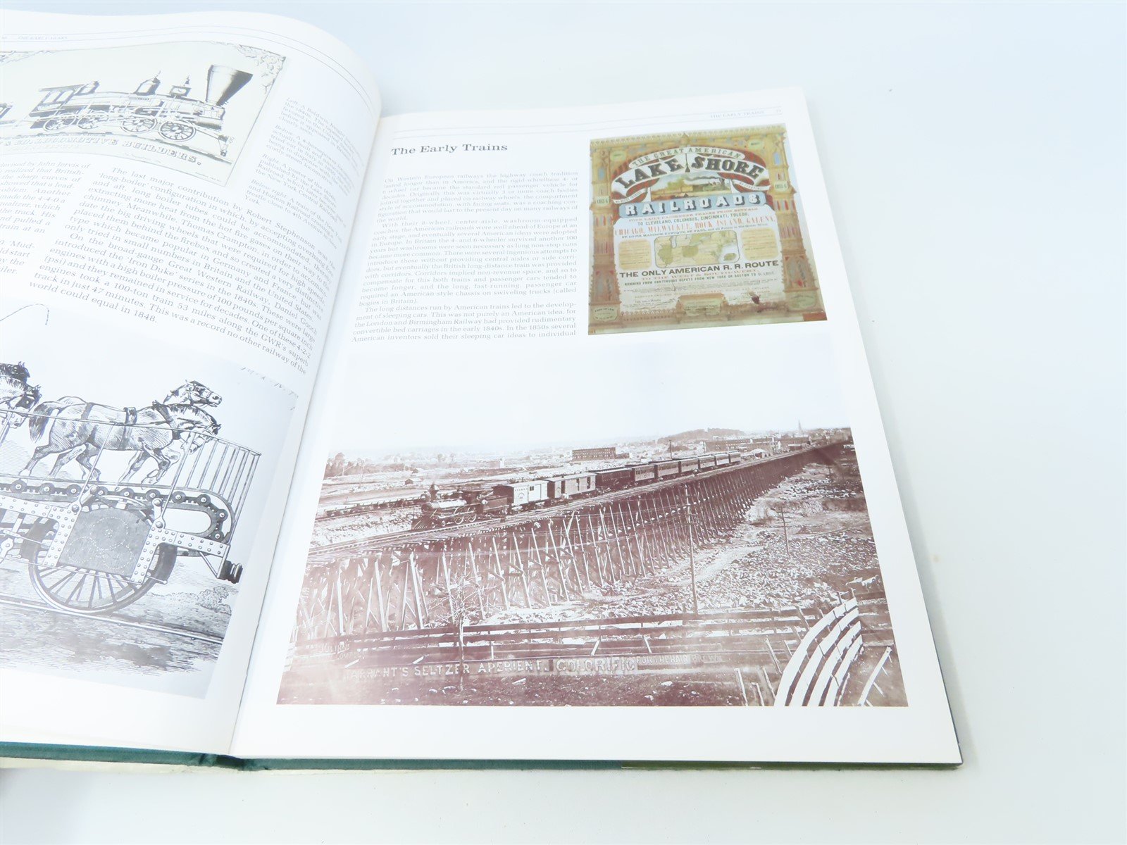 A Pictorial History of Railways by John Westwood ©1988 HC Book