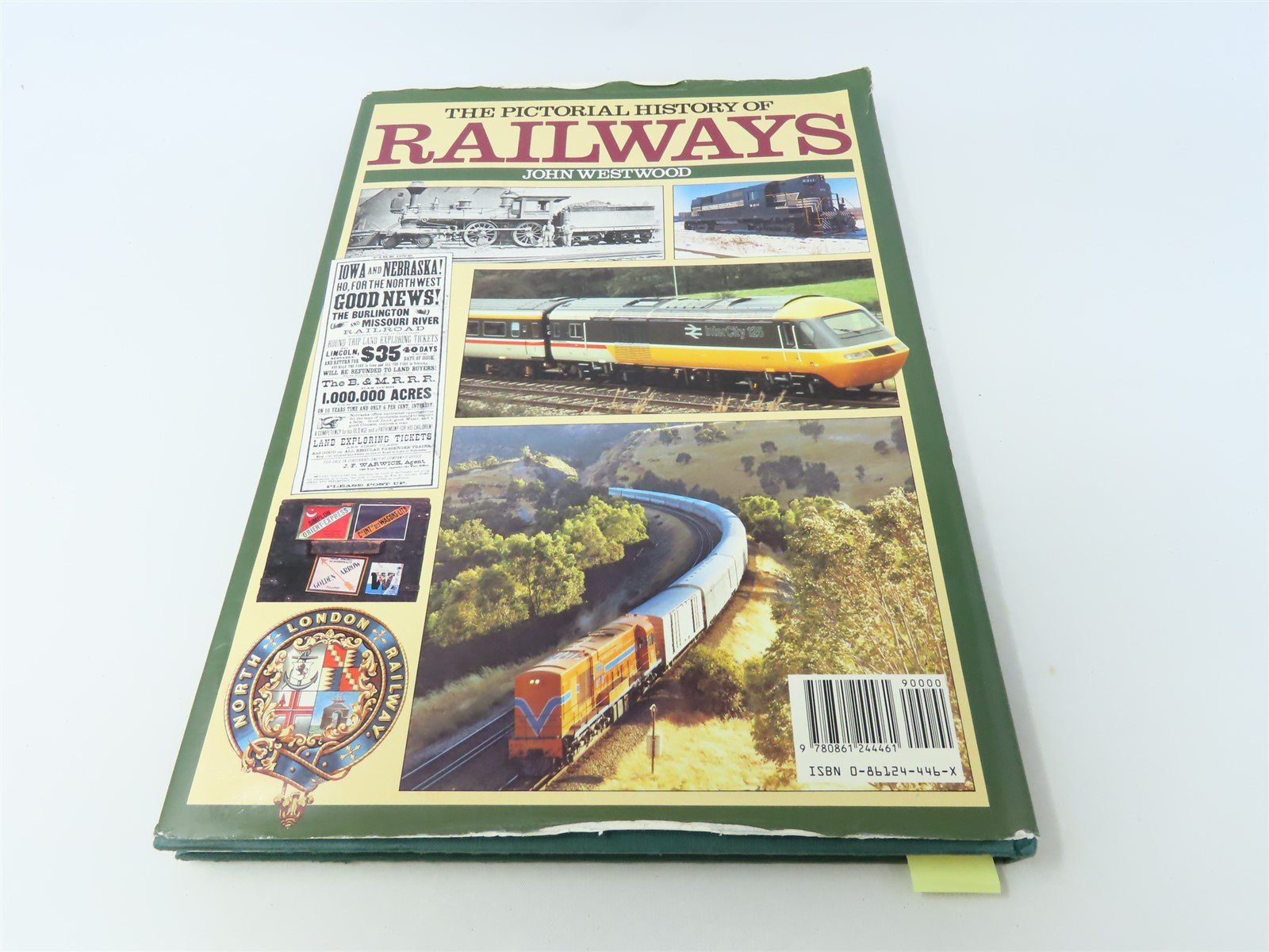 A Pictorial History of Railways by John Westwood ©1988 HC Book