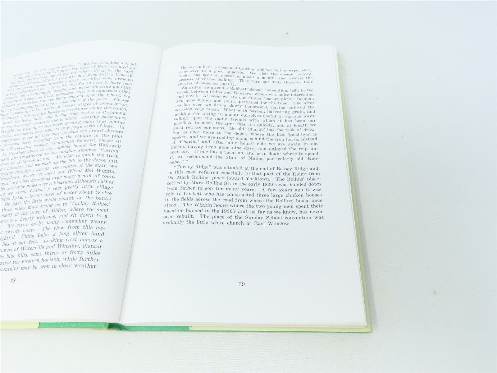 Albion On The Narrow Gauge by Ruby Crosby Wiggin ©1964 HC Book