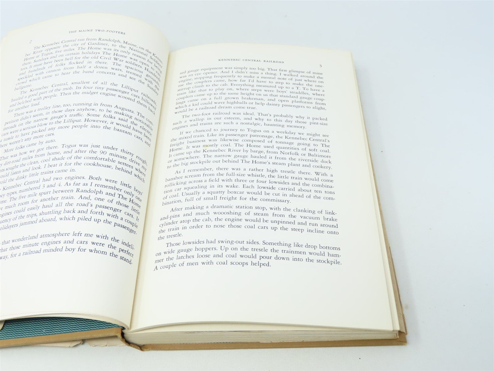 The Maine Two-Footers by Linwood W Moody ©1959 HC Book