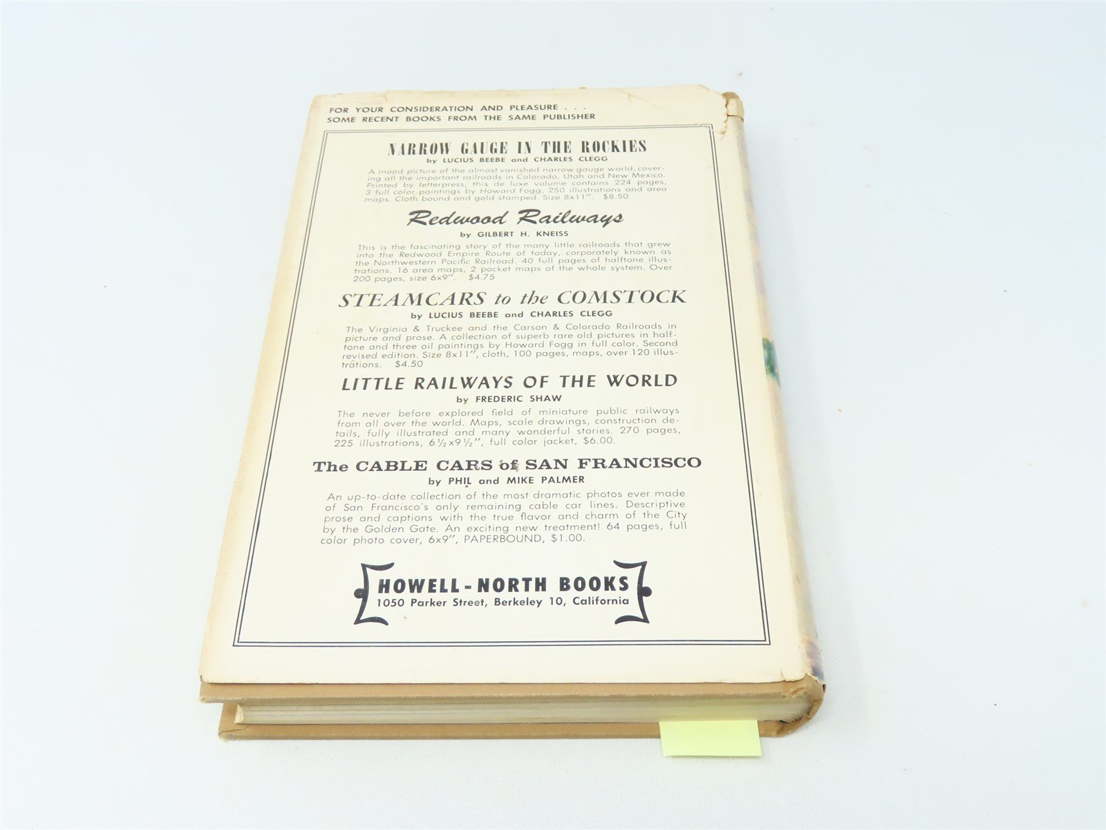 The Maine Two-Footers by Linwood W Moody ©1959 HC Book