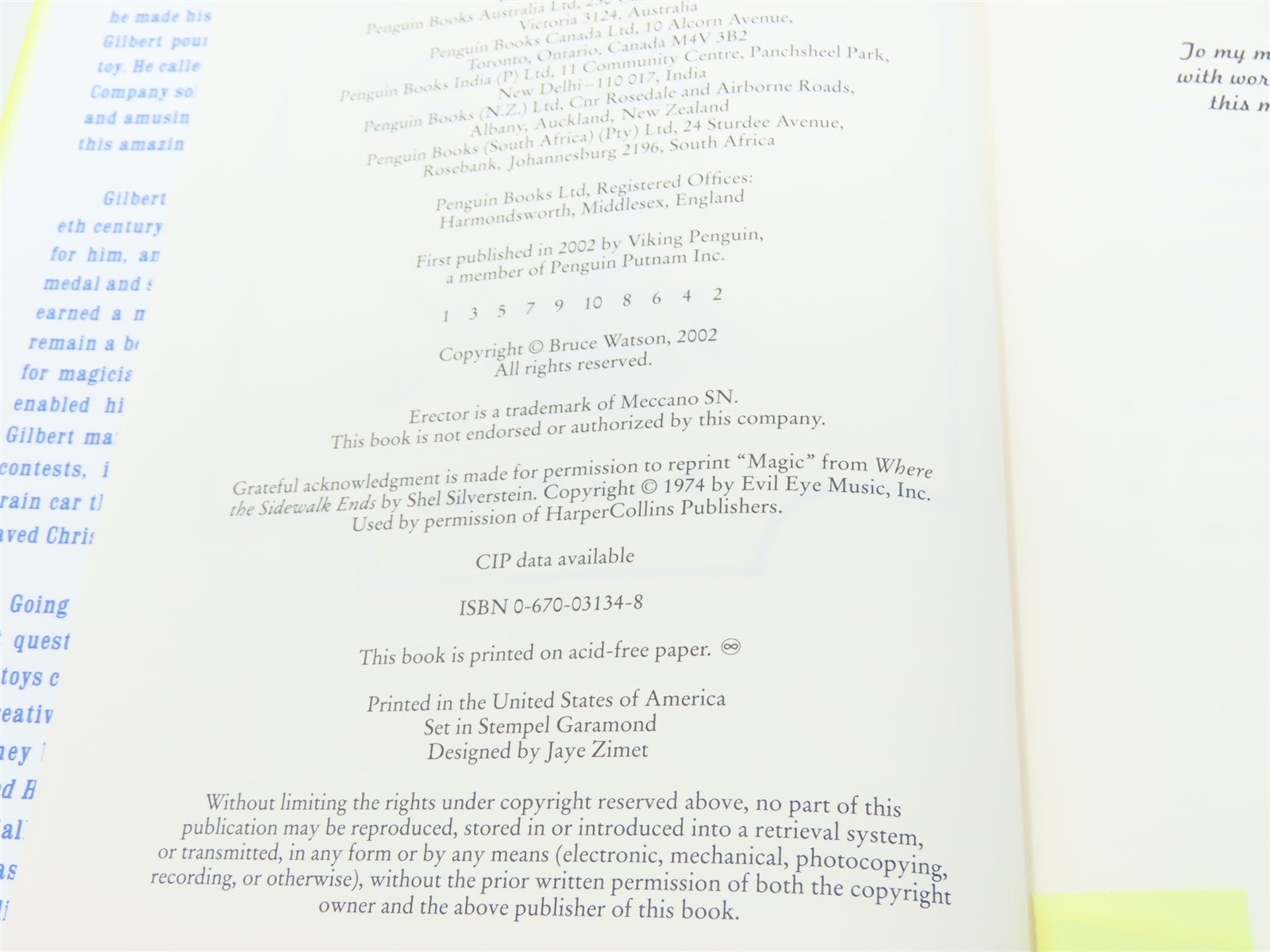 The Man Who Changed How Boys and Toys Were Made by Bruce Watson ©2002 HC Book