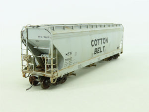 HO InterMountain 47044-08 SSW Cotton Belt 3-Bay Hopper #70037 Custom Weathered