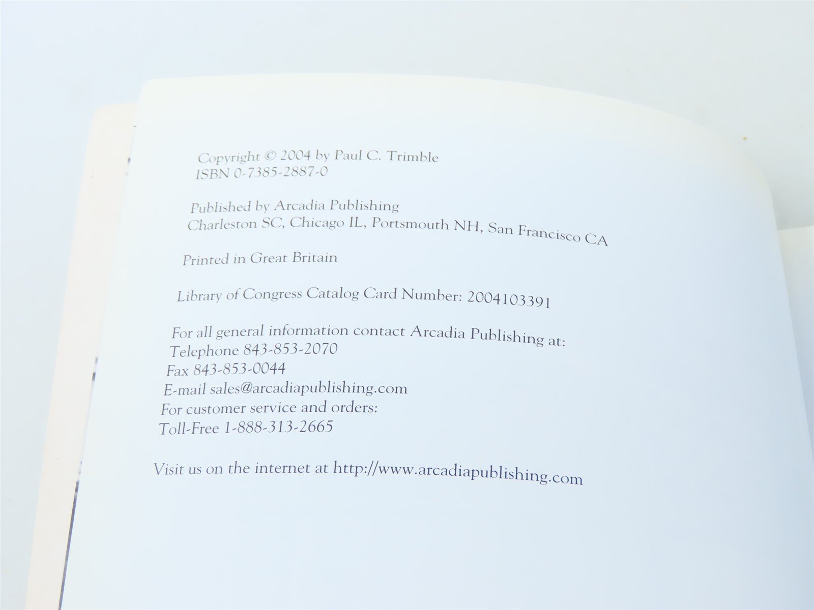 Images of Rail -Railways of San Francisco by Paul C. Trimble ©2004 SC Book