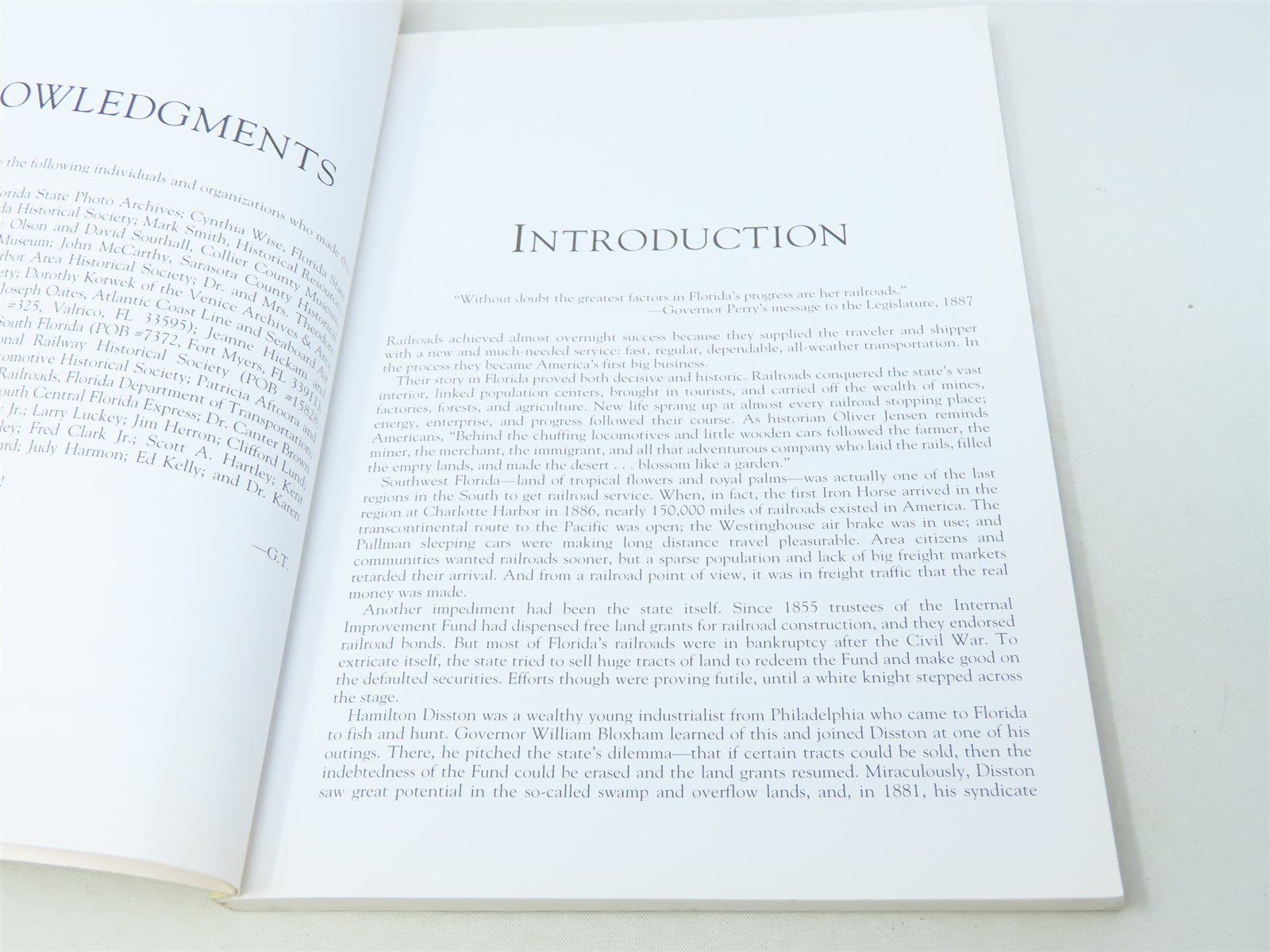 Images of America -Railroads of Southwest Florida by Gregg M. Turner ©2000 SC Bk