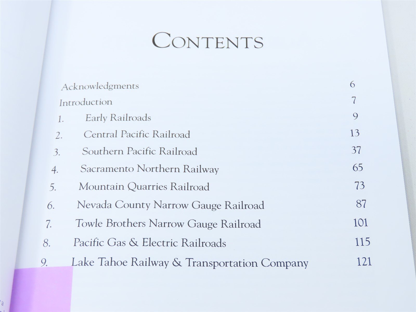 Images of Rail -Railroads of Placer County by Sommers & Staab ©2018 SC Book