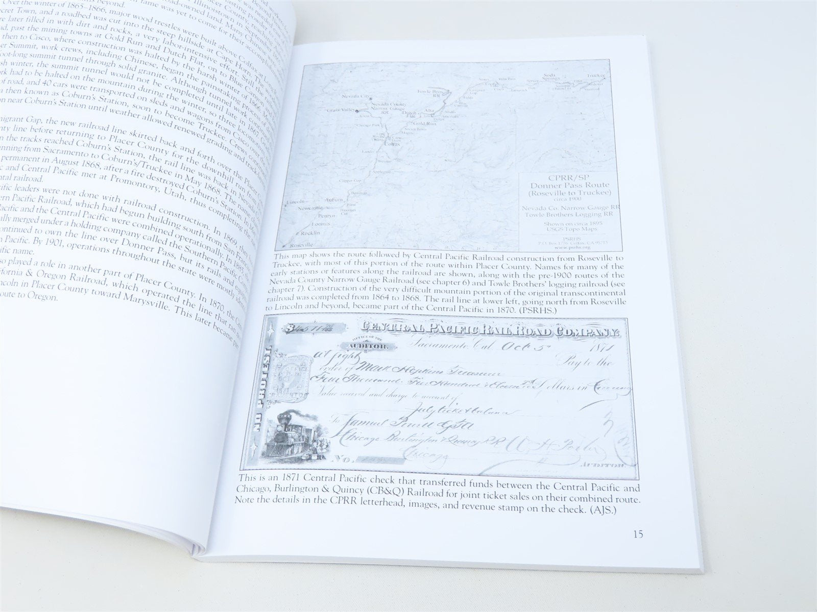 Images of Rail -Railroads of Placer County by Sommers & Staab ©2018 SC Book