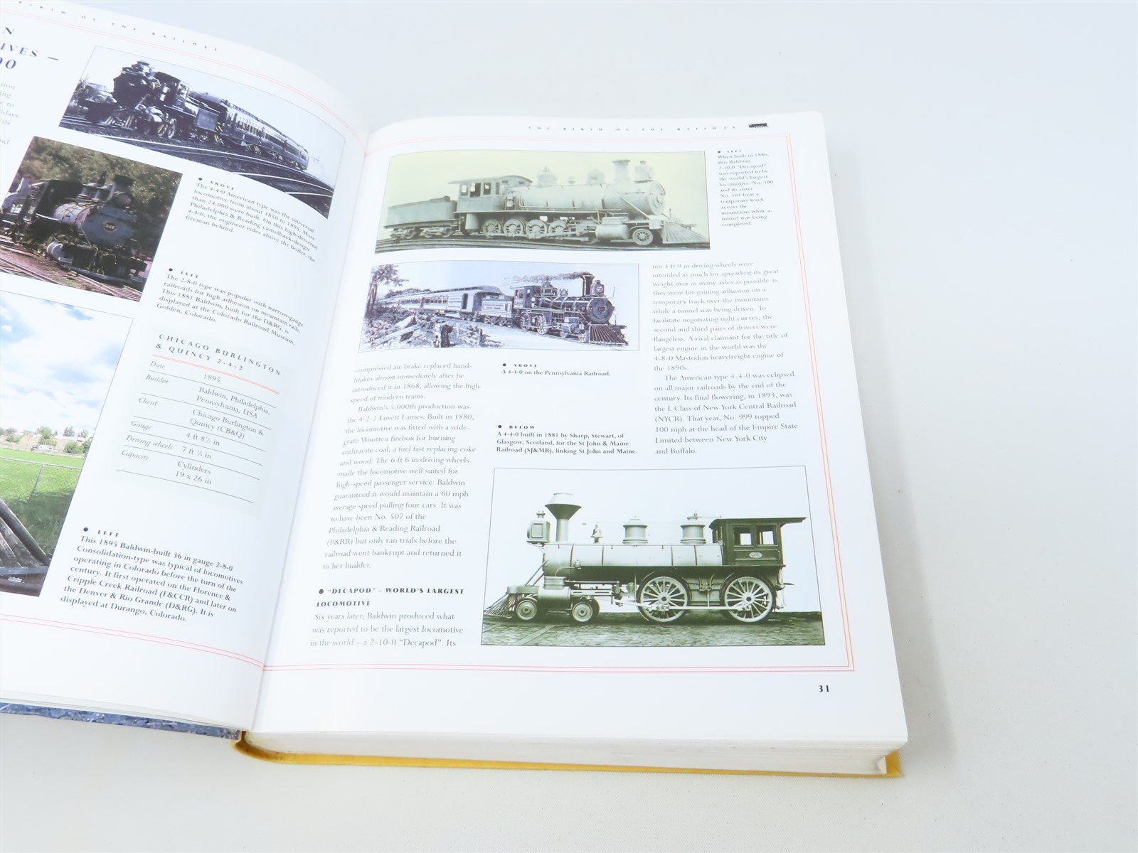 Illustrated Book of Steam & Rail by Colin Garratt & Max Wade-Matthews ©2003 SC