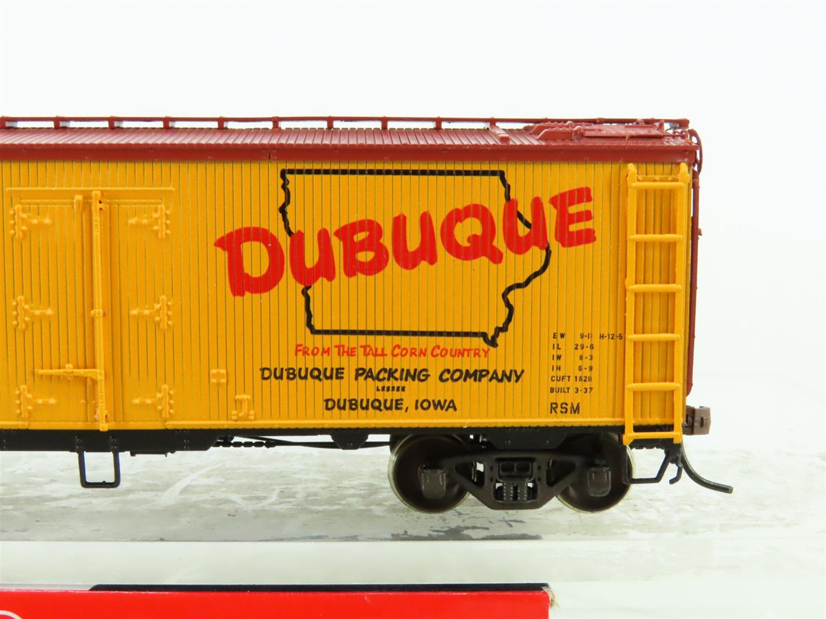 HO Scale Rapido #121003-4 URTX Dubuque GARX 37&#39; Meat Reefer #63041 - Custom