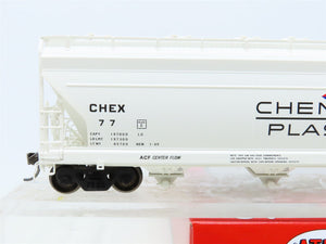 HO Scale Atlas Master Plus 20006378 CHEX Chemplex Plastics 4-Bay Hopper #77