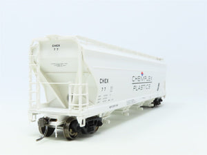 HO Scale Atlas Master Plus 20006378 CHEX Chemplex Plastics 4-Bay Hopper #77