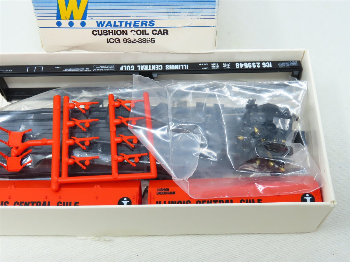 HO Scale Walthers Kit 932-3865 ICG Illinois Central Gulf Coil Car #299548